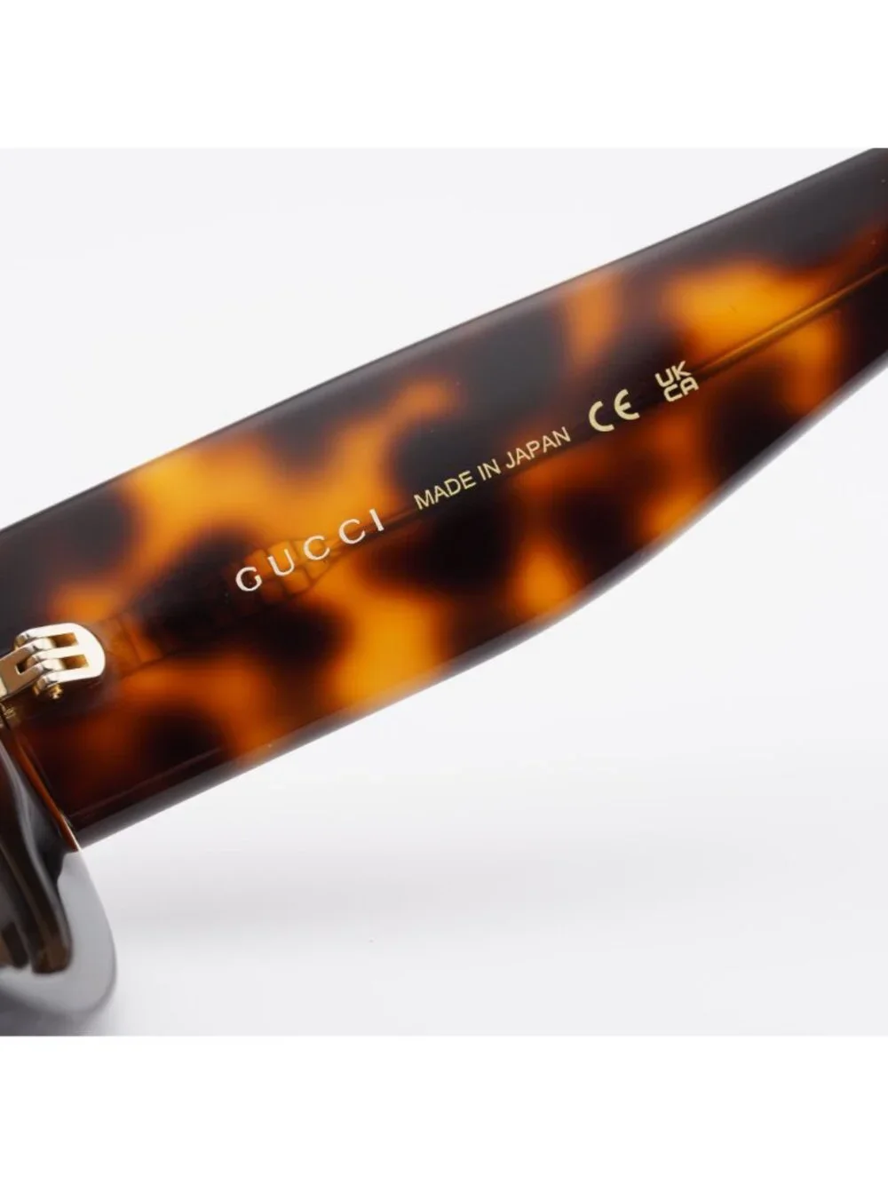 Gucci GG2164S 002 Sunglasses Havana Shield Frame, Brown Lenses